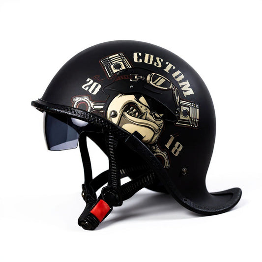 RoadMaster Vintage Half Helmet | DOT Approved
