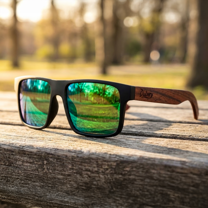 Vintage Walnut Wooden Sunglasses