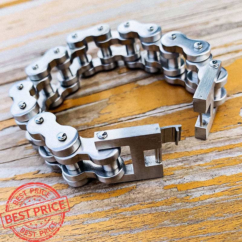 Vintage Motorcycle Chain Bracelet