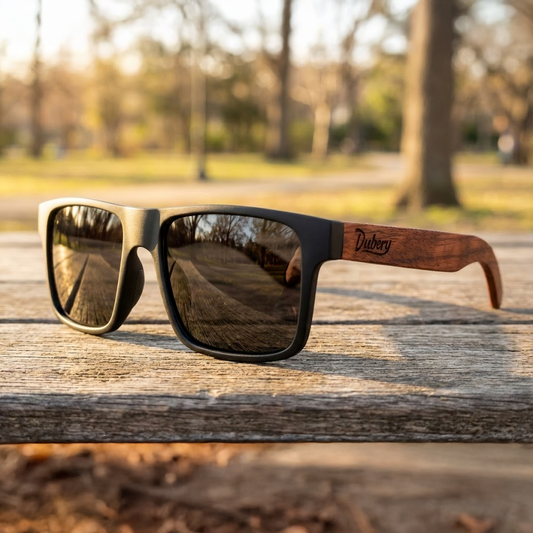 Vintage Walnut Wooden Sunglasses