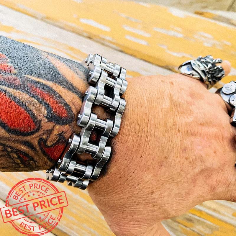 Vintage Motorcycle Chain Bracelet