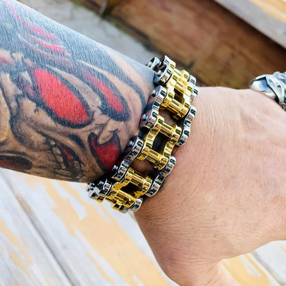 Vintage Motorcycle Chain Bracelet