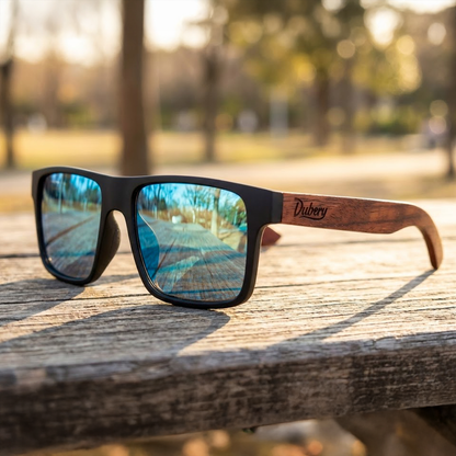 Vintage Walnut Wooden Sunglasses