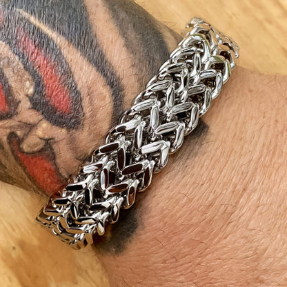 White Double Skull Heads Bracelet