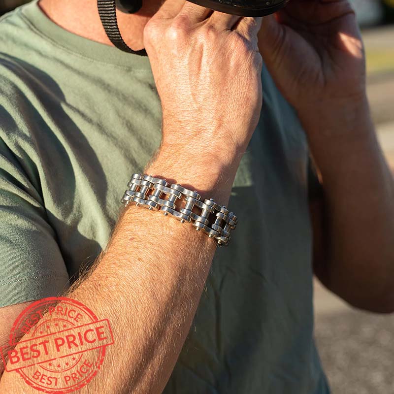 Vintage Motorcycle Chain Bracelet