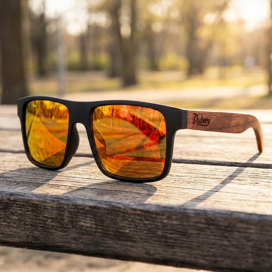 Vintage Walnut Wooden Sunglasses