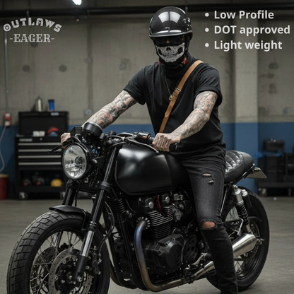 Heritage Carbon Low Profile Helmet | DOT Approved