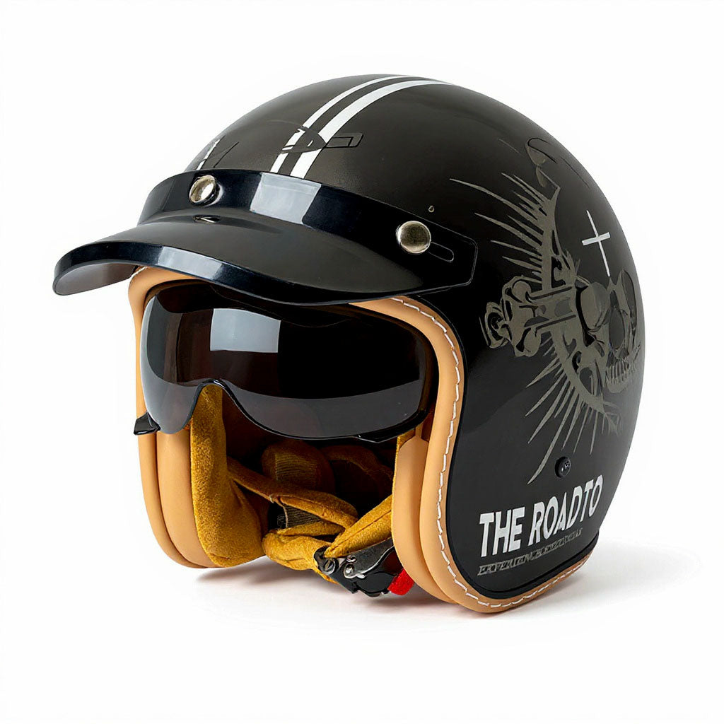 RetroRider Low Profile Helmet | DOT Approved