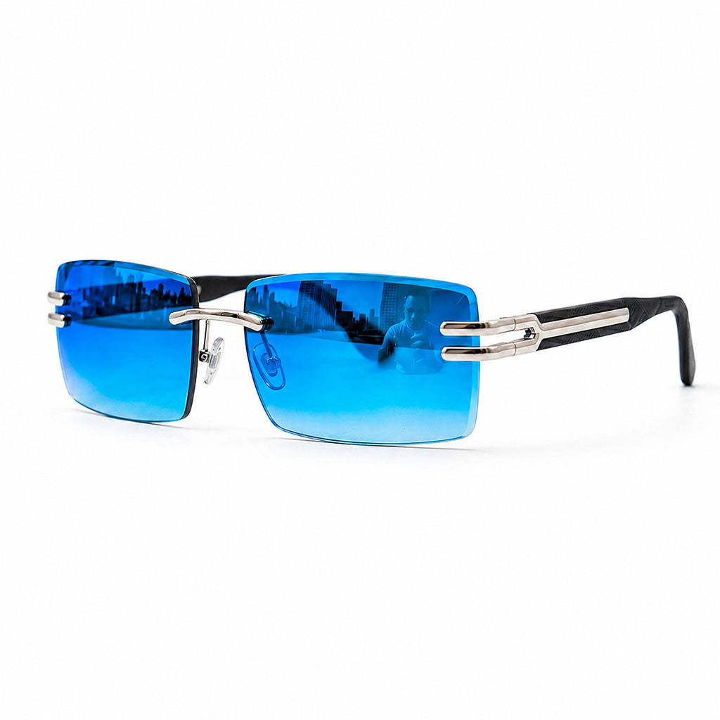 Prism Edge Rimless Sunglasses