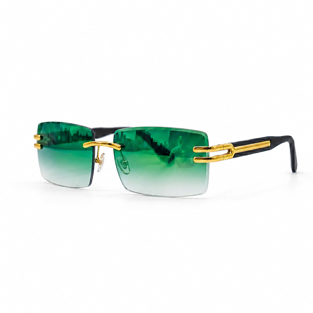 Prism Edge Rimless Sunglasses