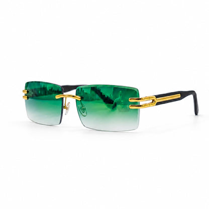 Prism Edge Rimless Sunglasses