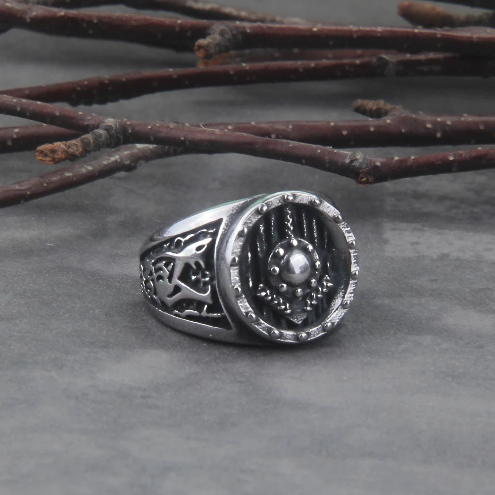 Fenrir Guard Shield Ring
