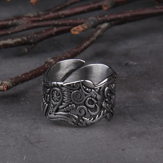 Pathfinder Wolf Rune Ring