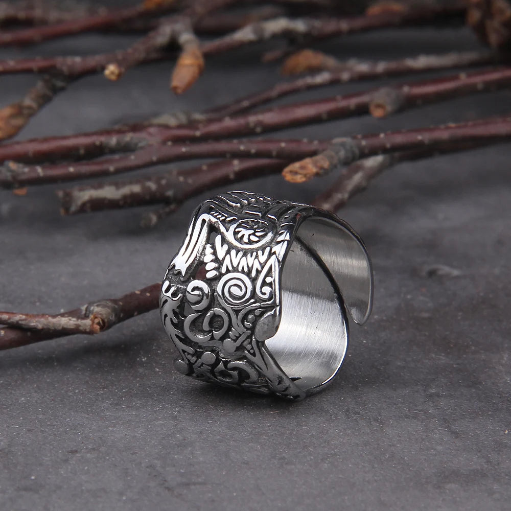 Pathfinder Wolf Rune Ring