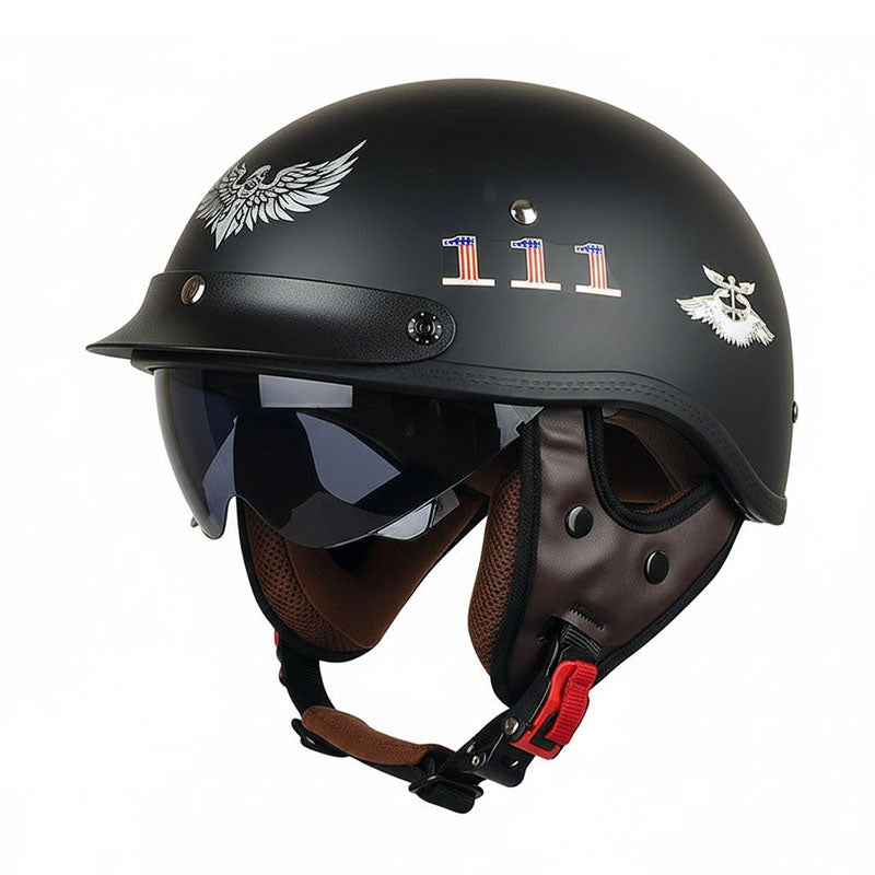 Cruiser Retro Helmet V2 | Dot Approved