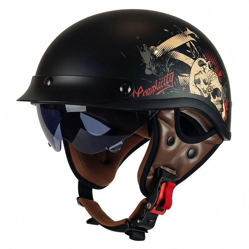 Cruiser Retro Helmet V2 | Dot Approved