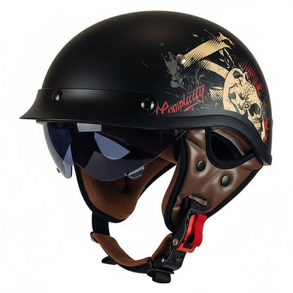 Cruiser Retro Helmet V2 | Dot Approved