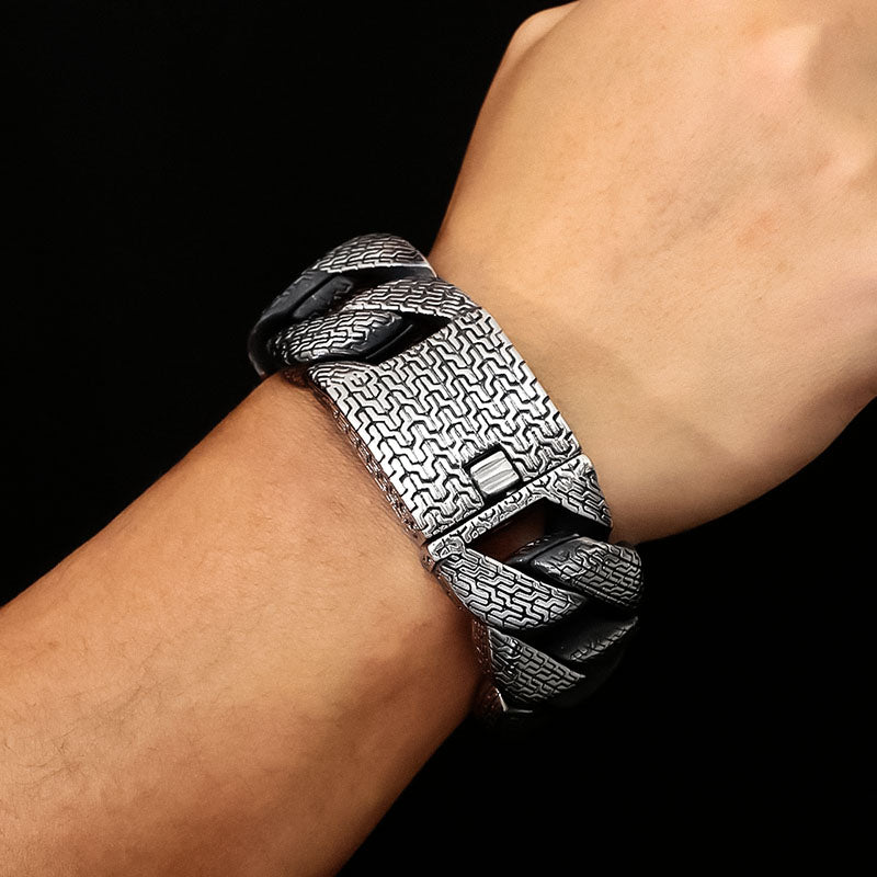 Nordic Thunder Chain Bracelet - 22cm Length