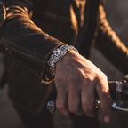 Rebel Skull Rider Bracelet - 21cm (8.2in) Length