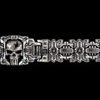 Rebel Skull Rider Bracelet - 21cm (8.2in) Length