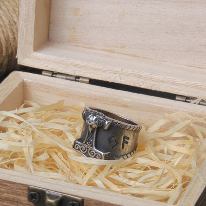 Odin’s Hammer Knot Ring