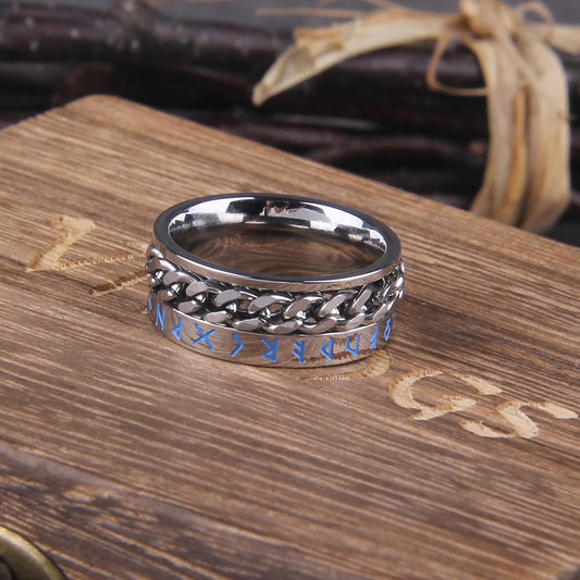 Inferno Chain Spinner Ring