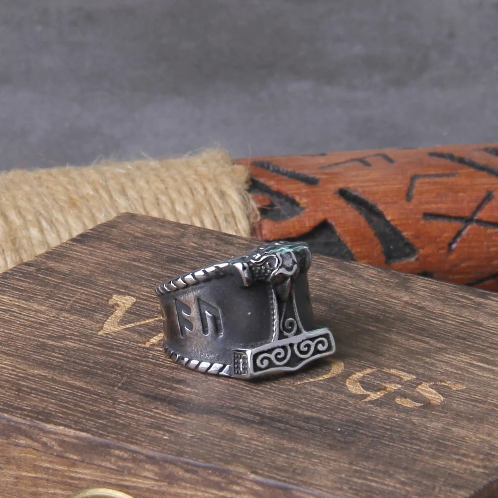 Odin’s Hammer Knot Ring