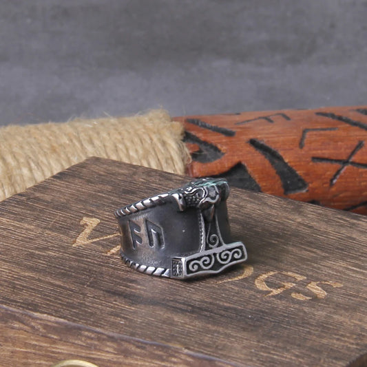 Odin’s Hammer Knot Ring