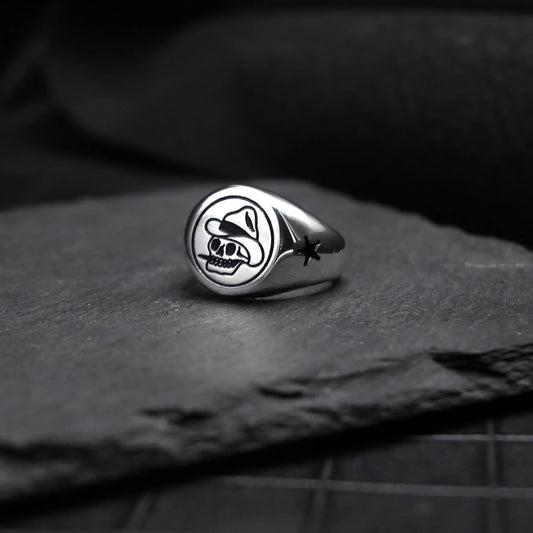 Sheriff Skull Ring