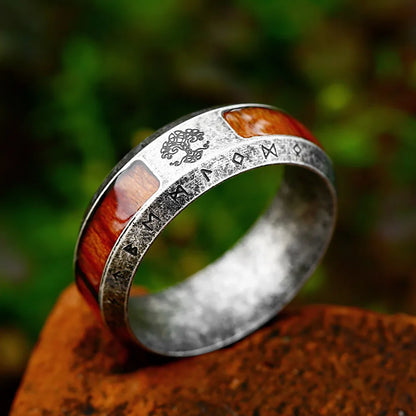 Vintage Viking Tree of Life Celtic Knot Ring