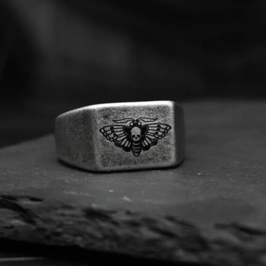 Death Moth Ring