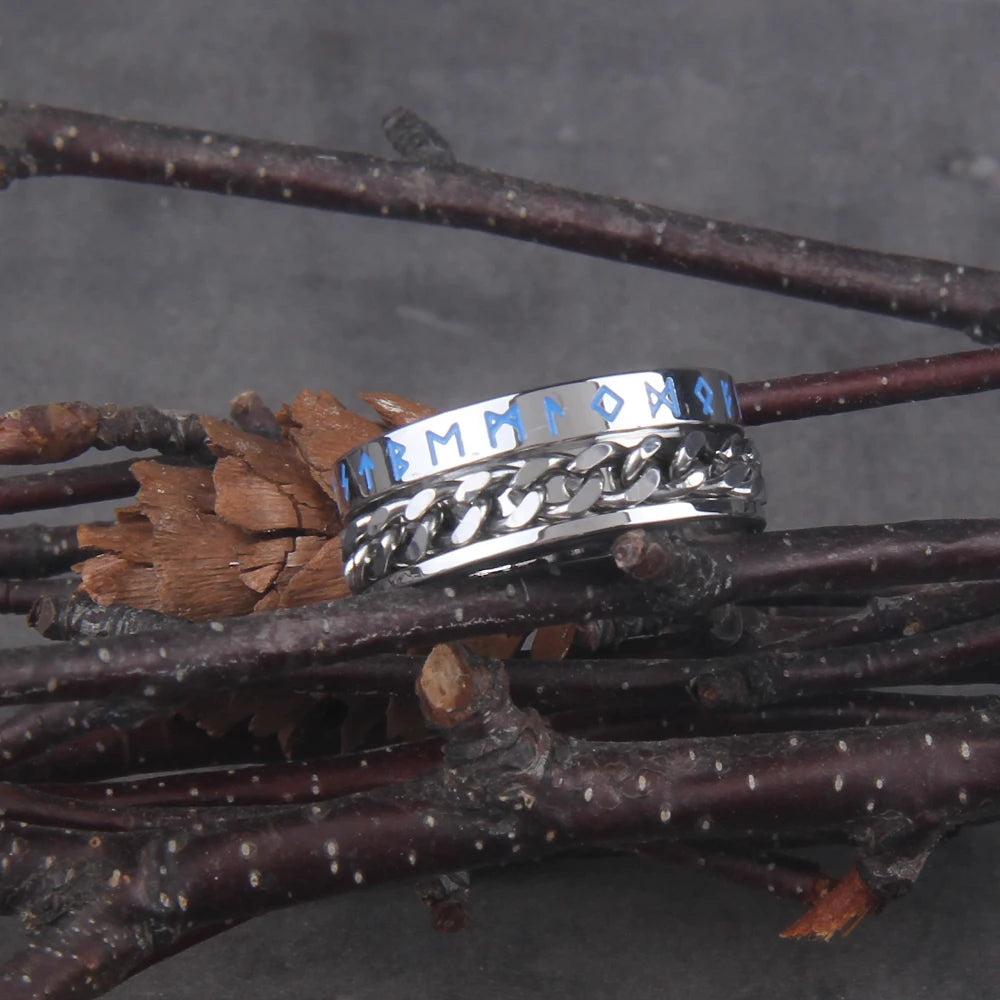 Inferno Chain Spinner Ring