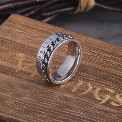 Inferno Chain Spinner Ring