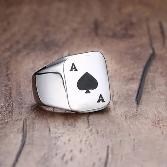 Ace of Spades Poker Ring