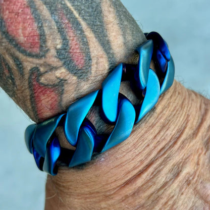 Blue Cuban Bracelet