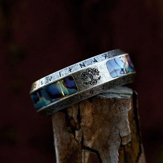 Vintage Viking Tree of Life Celtic Knot Ring