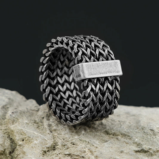 Chain Link Mesh Ring