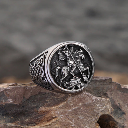 Punk Knight Celtic Ring
