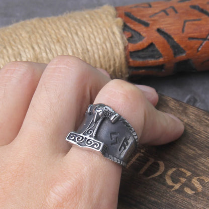 Odin’s Hammer Knot Ring