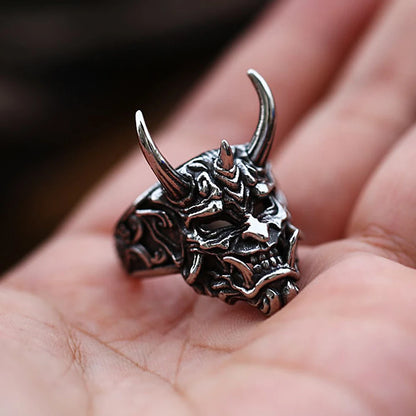 Prajna Gothic Mask Ring