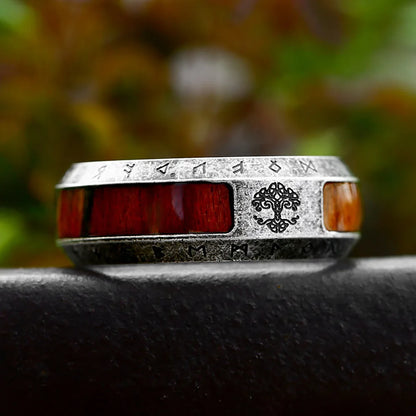 Vintage Viking Tree of Life Celtic Knot Ring
