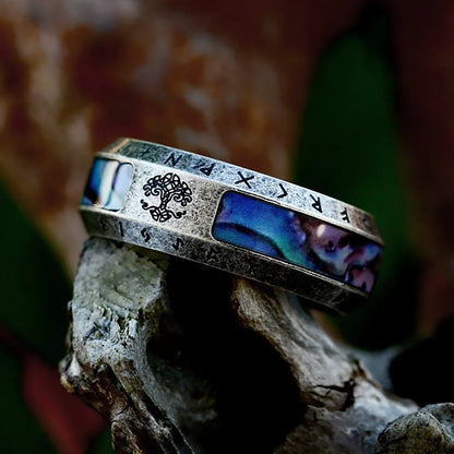 Vintage Viking Tree of Life Celtic Knot Ring
