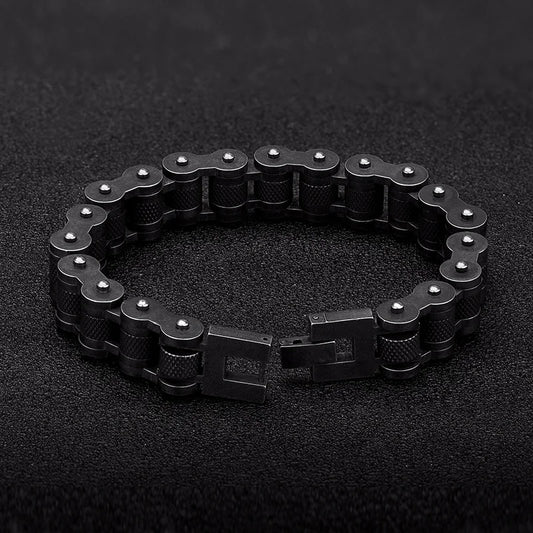 Retro Rock And Roll Motorcycle Chain Bracelet