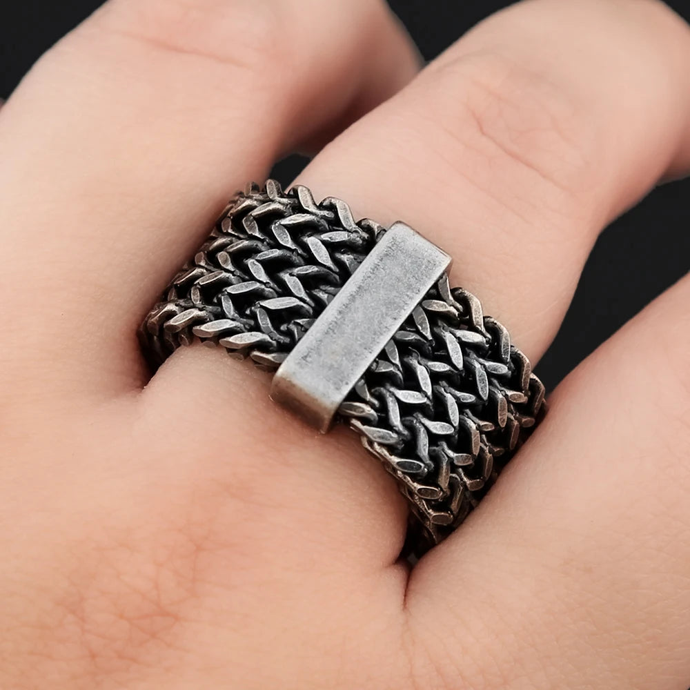 Chain Link Mesh Ring