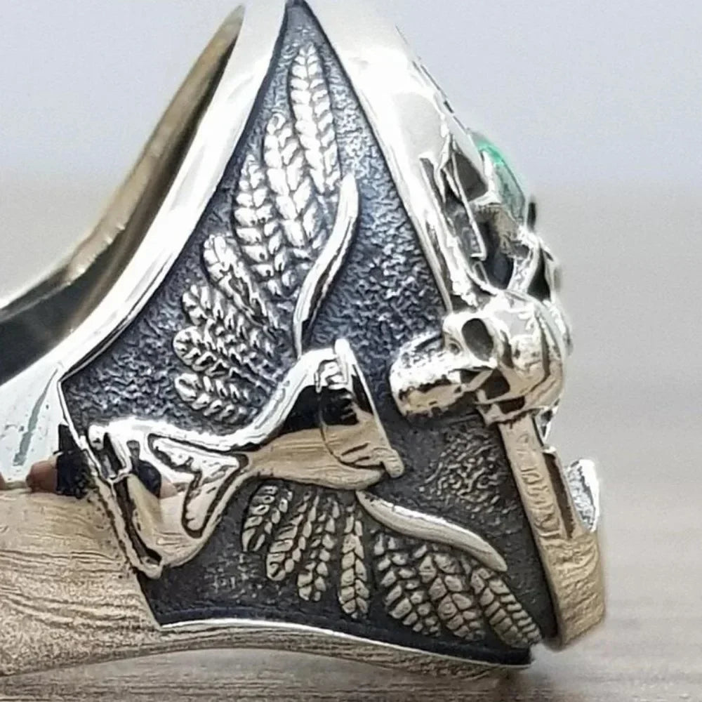 Memento Mori Skull Ring