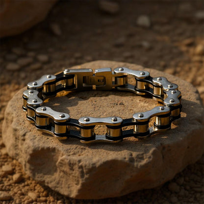 Road Warrior Biker Chain Bracelet